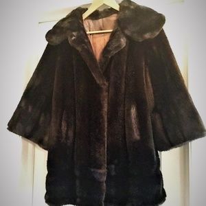 Tissavel French Faux (Vegan) Fur Coat